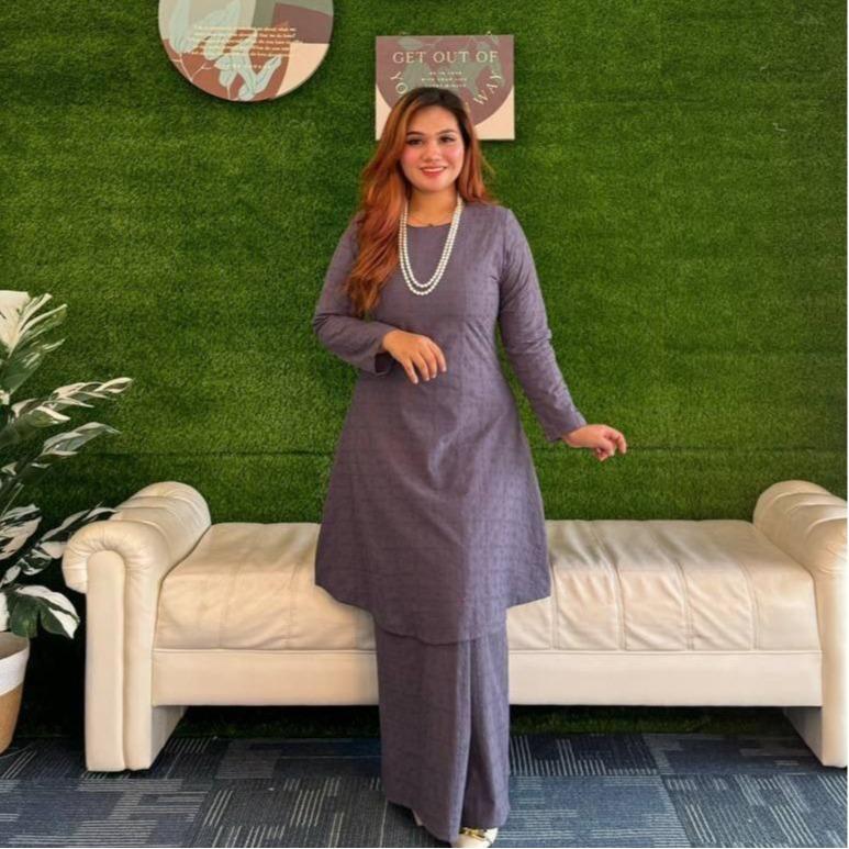 Kurung Juwita Pure Cotton Exclusive Embroidery