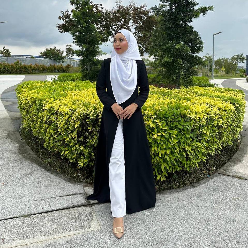 Cardigan Adawiyah Soft Cotton Plain Premium Fashion Wanita