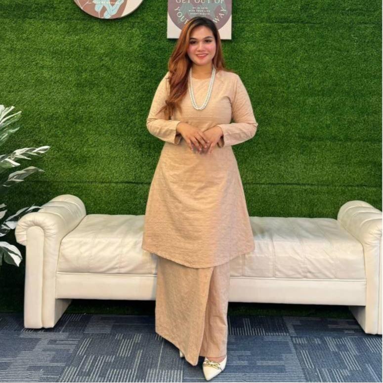 Kurung Juwita Pure Cotton Exclusive Embroidery