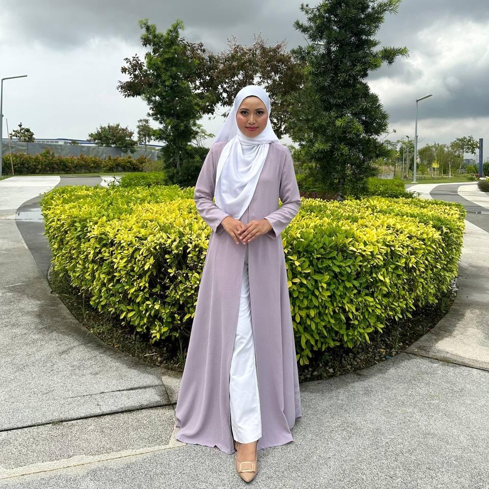 Cardigan Adawiyah Soft Cotton Plain Premium Fashion Wanita