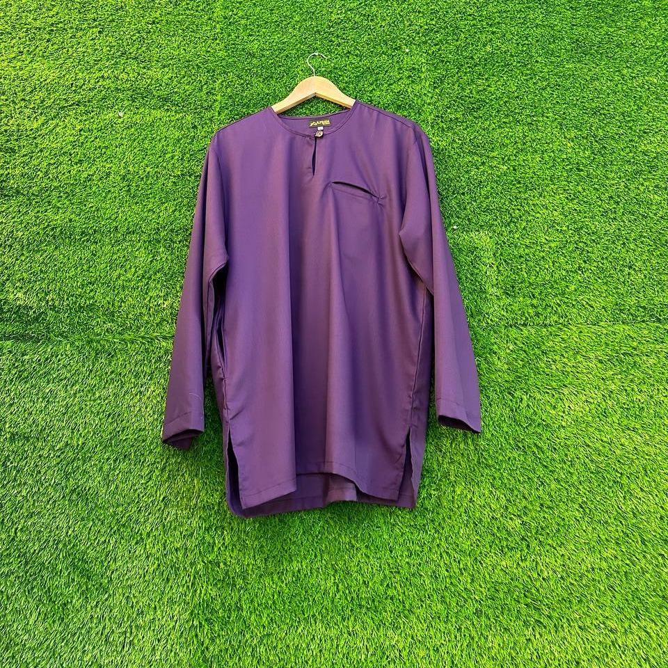 Kurta Osaka German Cotton Exclusive Kantong Dan Kancing - Button