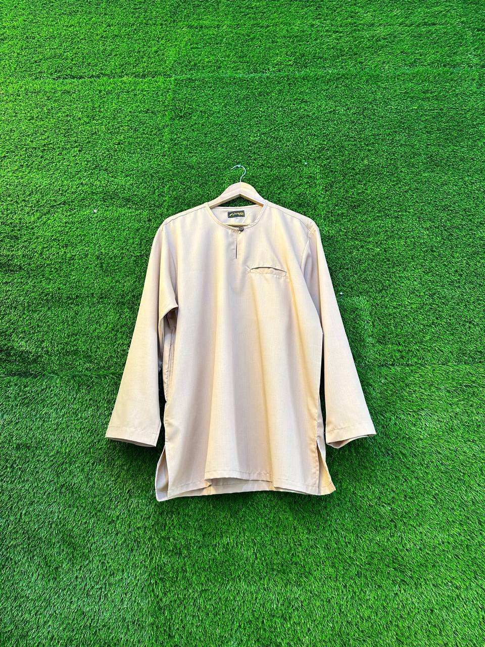 Kurta Osaka German Cotton Exclusive Kantong Dan Kancing - Button