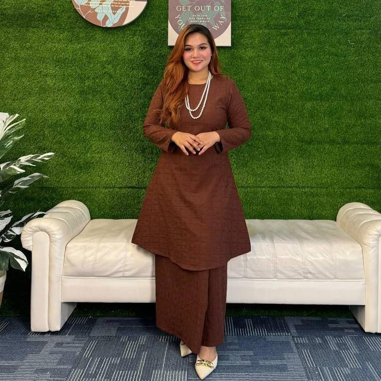Kurung Juwita Pure Cotton Exclusive Embroidery