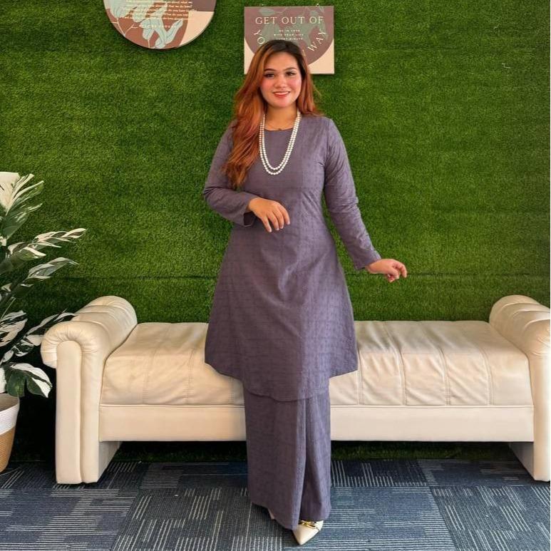 Kurung Juwita Pure Cotton Exclusive Embroidery