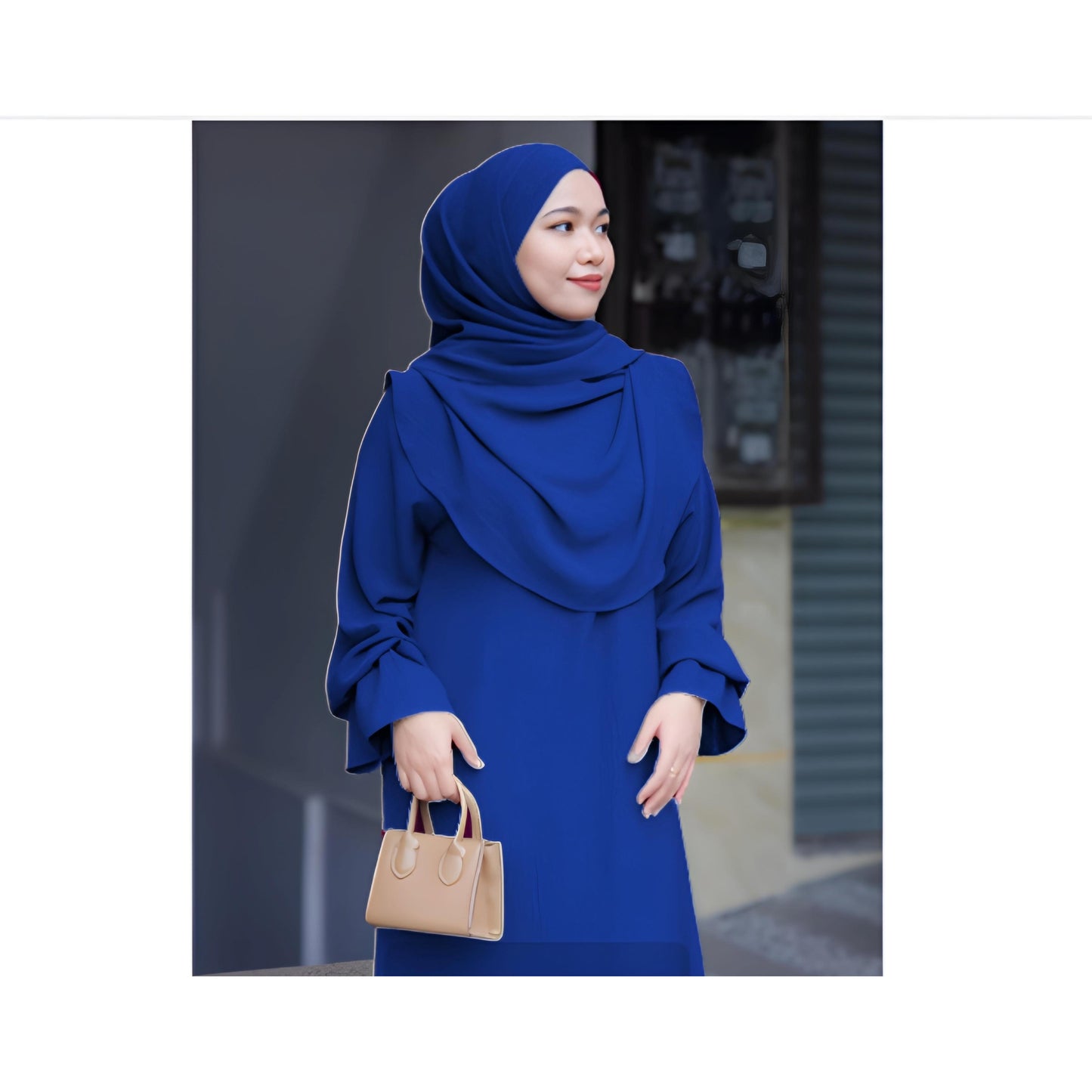 Set Jubah Arissa & Khimar Shawl Jubah Abaya Wanita Muslimah Set Fashion Wanita Muslimah