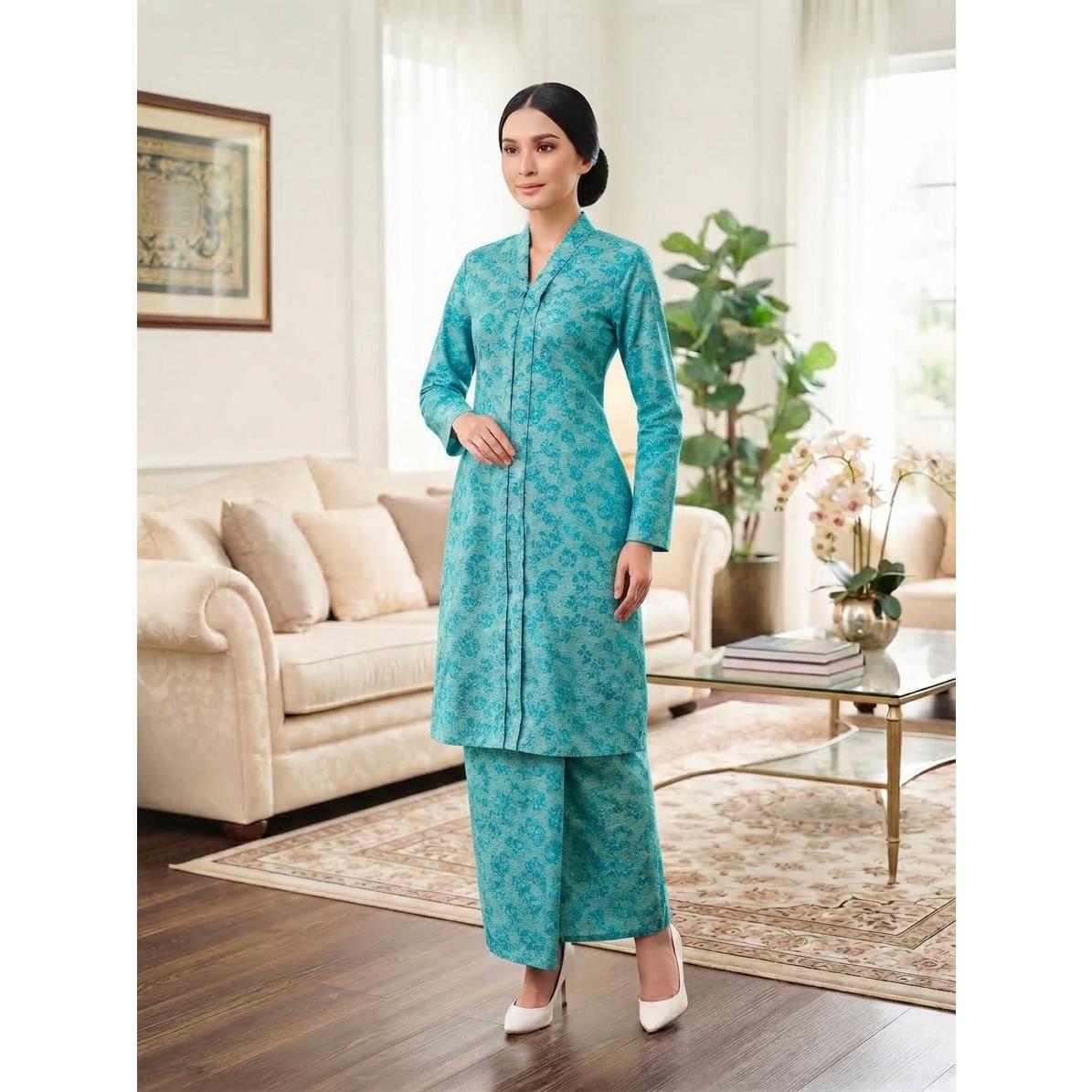 KAMELIA Kurung Kebarung Kebaya Moden - Vellore Brocade Satin Premium - Office Wear - Casual Wear - Fashion Wanita Muslimah