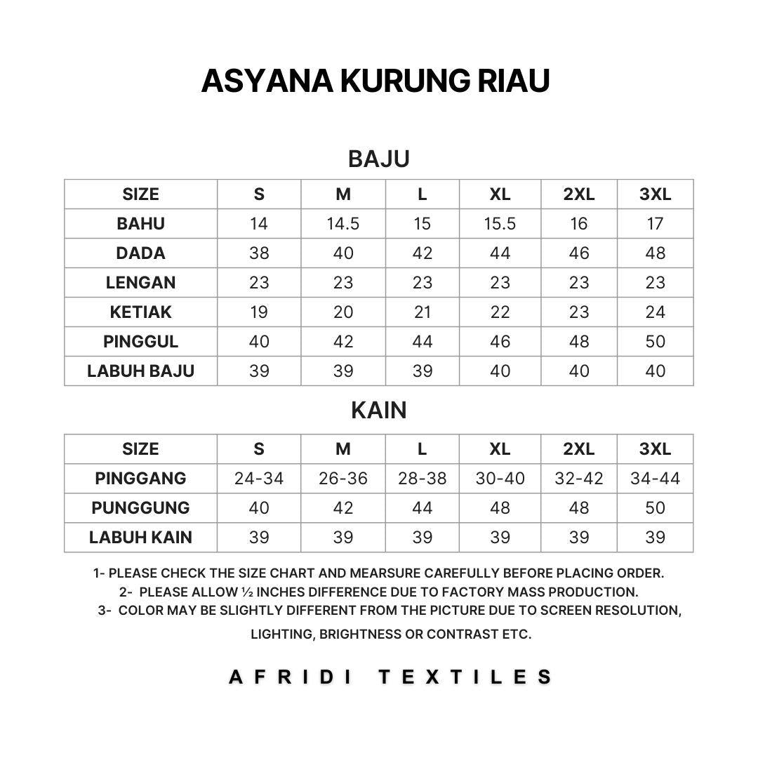 Asyana Kurung Riau Royal Satin Embossed Flowers (Emerald Green)