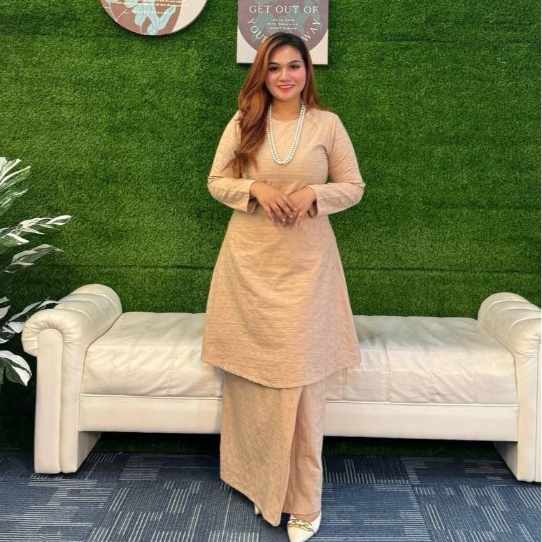 Kurung Juwita Pure Cotton Exclusive Embroidery