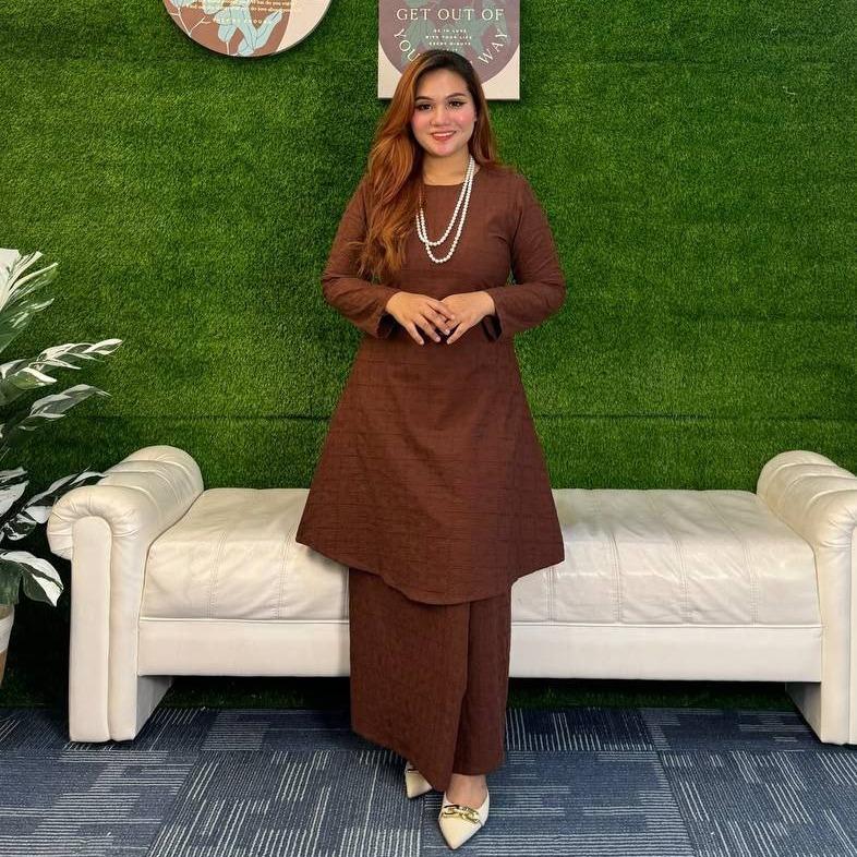 Kurung Juwita Pure Cotton Exclusive Embroidery
