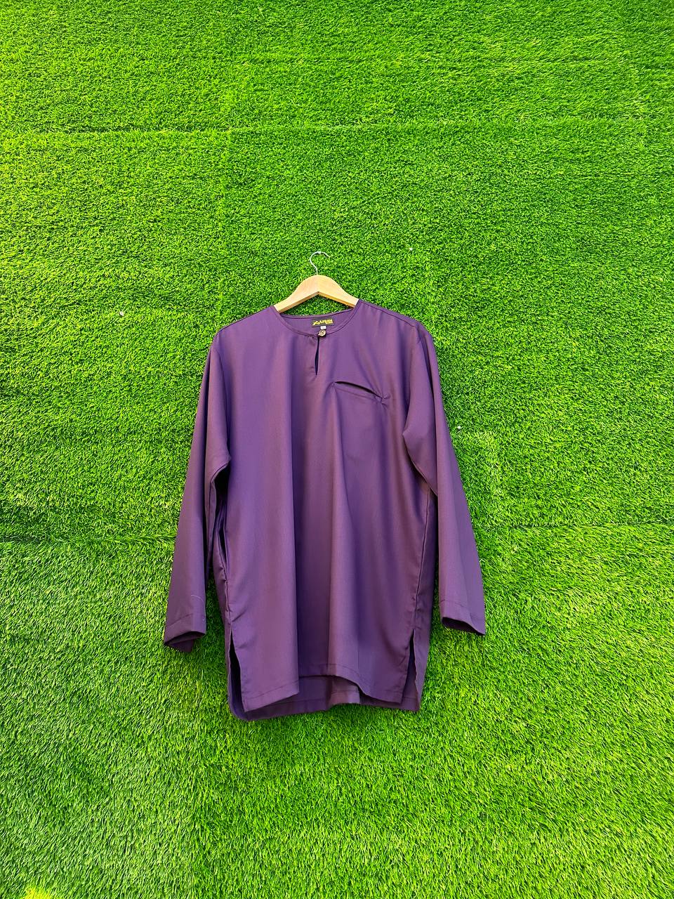 Kurta Osaka German Cotton Exclusive Kantong Dan Kancing - Button