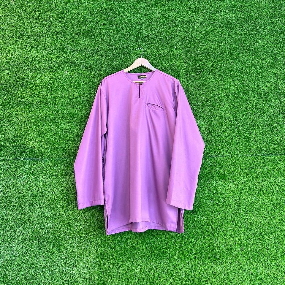 Kurta Osaka German Cotton Exclusive Kantong Dan Kancing - Button