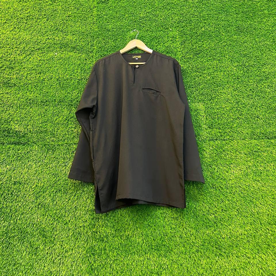 Kurta Osaka German Cotton Exclusive Kantong Dan Kancing - Button