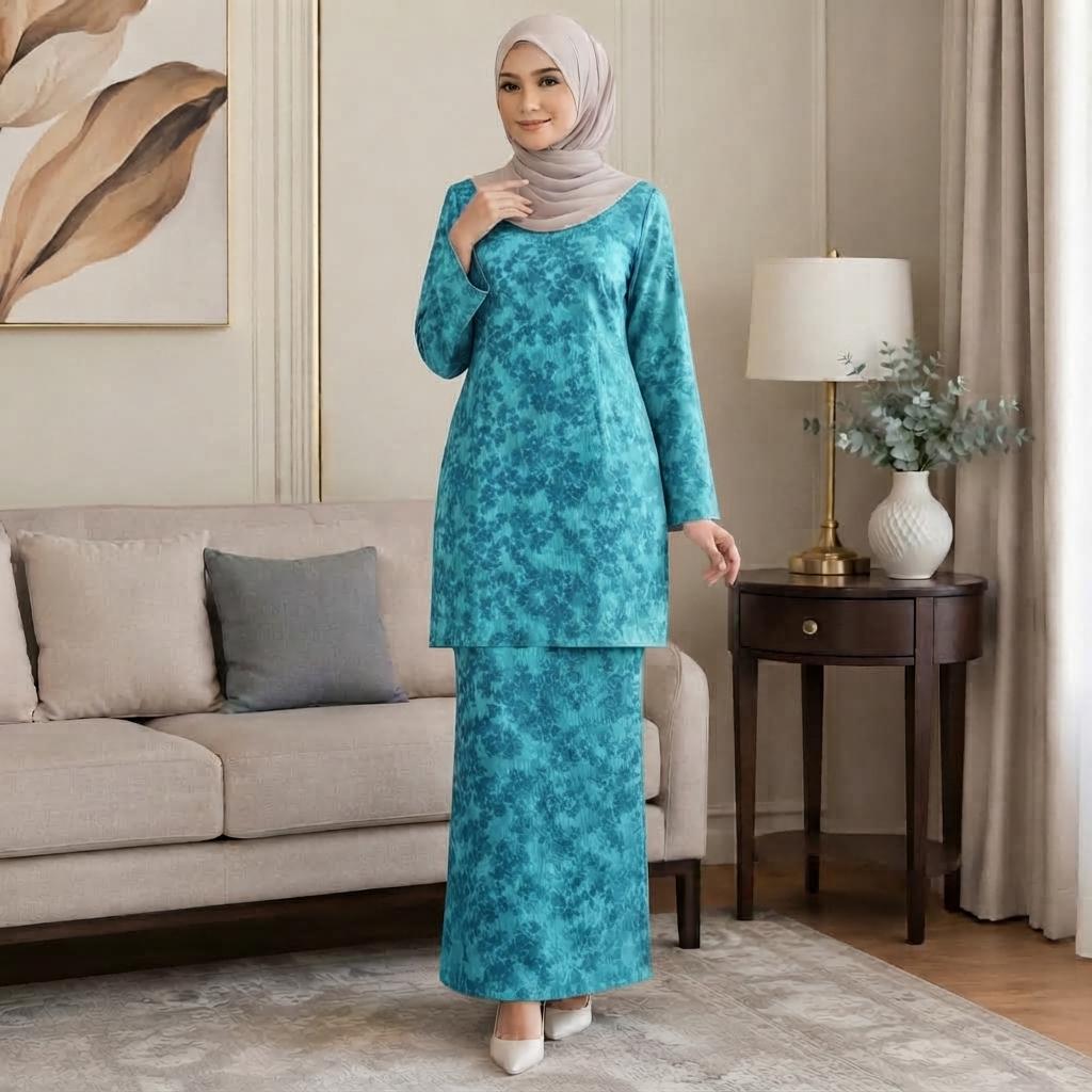 ARABELLA Kurung Moden Elegant Traditional - Vellore Brocade Satin Premium - Office Wear | Casual Wear - Fashion Wanita Muslimah