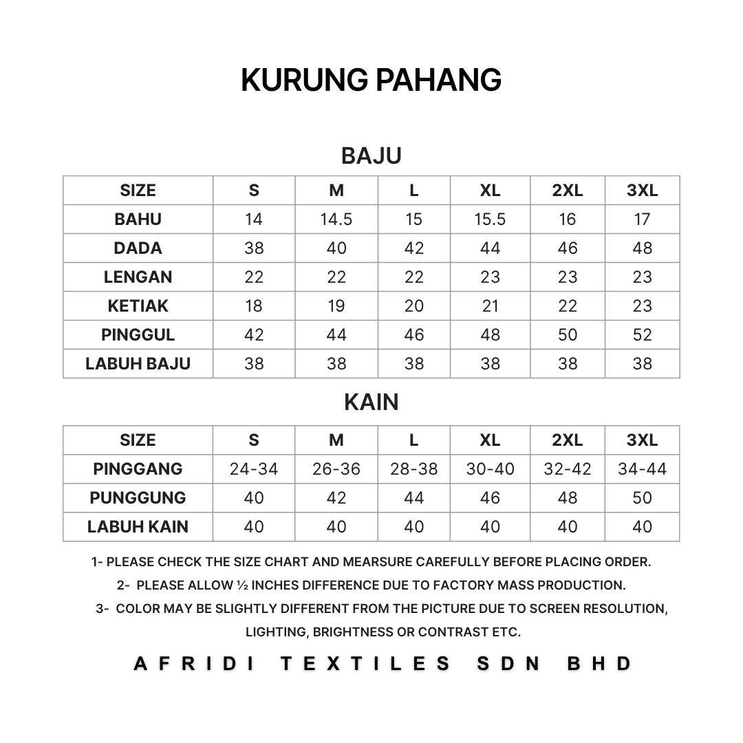 QIRANA Kurung Pahang Pesak Gantung - Vellore Brocade Premium - Office Wear - Fashin Wanita Muslimah