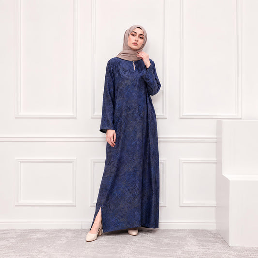 Serena Jubah 3D - NAVY BLUE