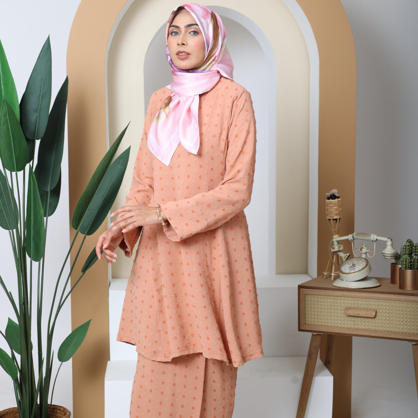 Set Baju Kurung Suri Pahang Klasik Pesak Gantung