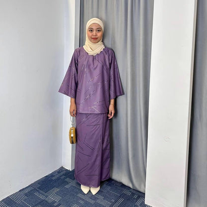 Baju Kurung Kedah Klasik German Cotton Foil