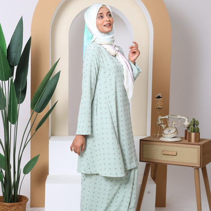 Set Baju Kurung Suri Pahang Klasik Pesak Gantung