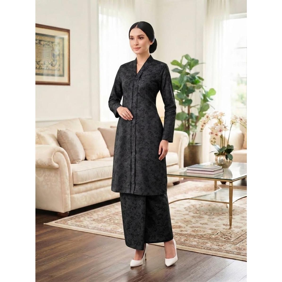 KAMELIA Kurung Kebarung Kebaya Moden - Vellore Brocade Satin Premium - Office Wear - Casual Wear - Fashion Wanita Muslimah