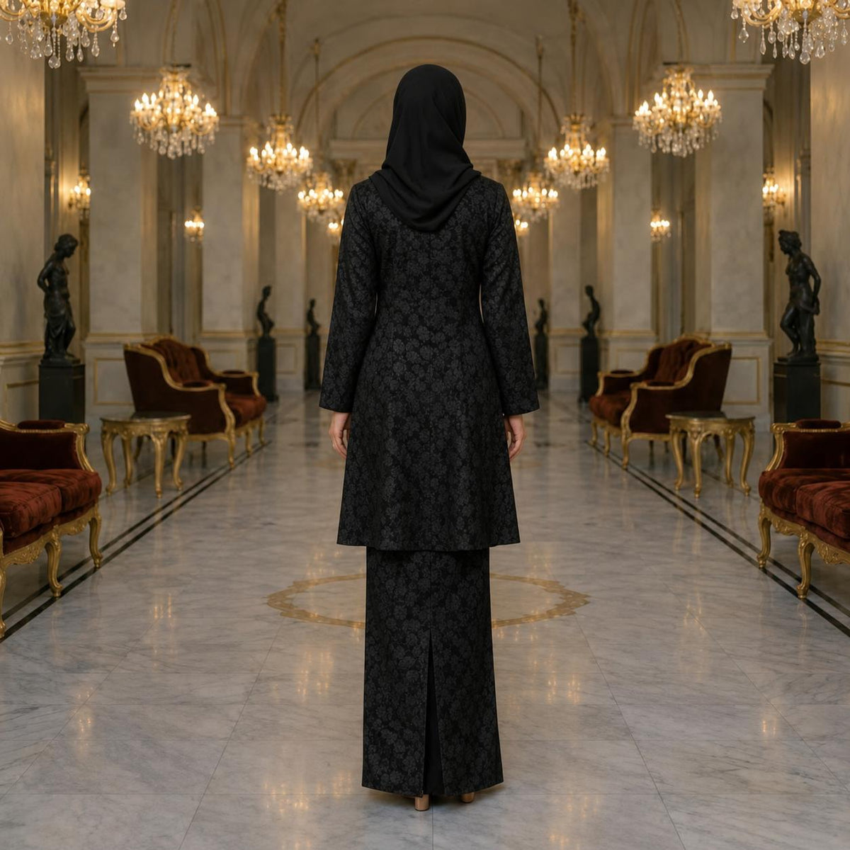 KURUNG AYU LESTARI Velora Brocade Fashion Wanita Muslimah