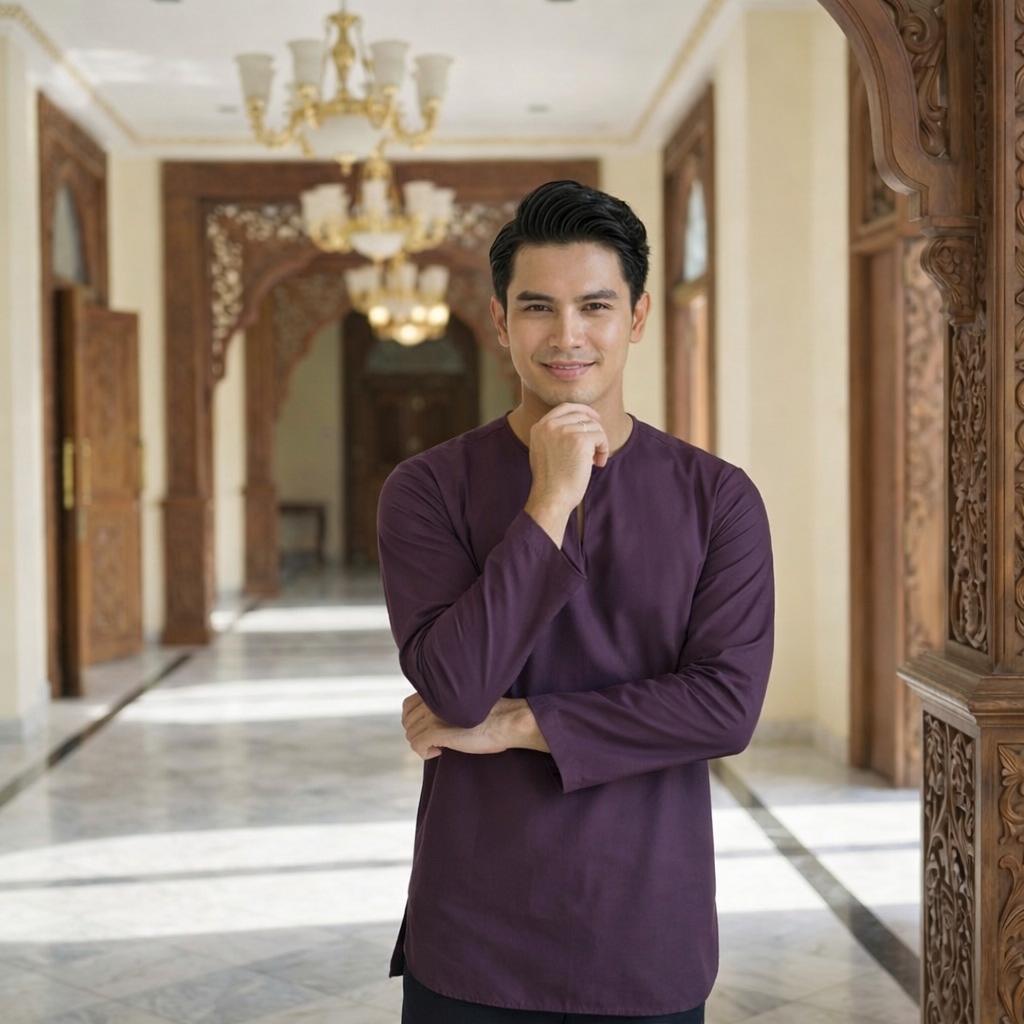 Kurta Adult Long Sleeve Osaka Cotton (Blue Black)