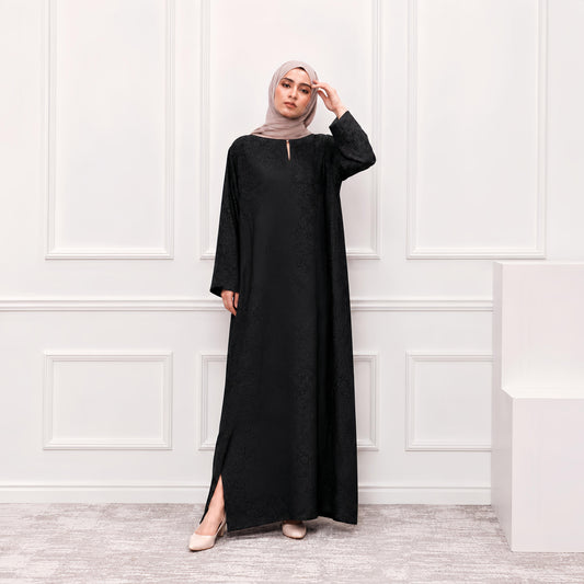 Serena Jubah 3D - BLACK
