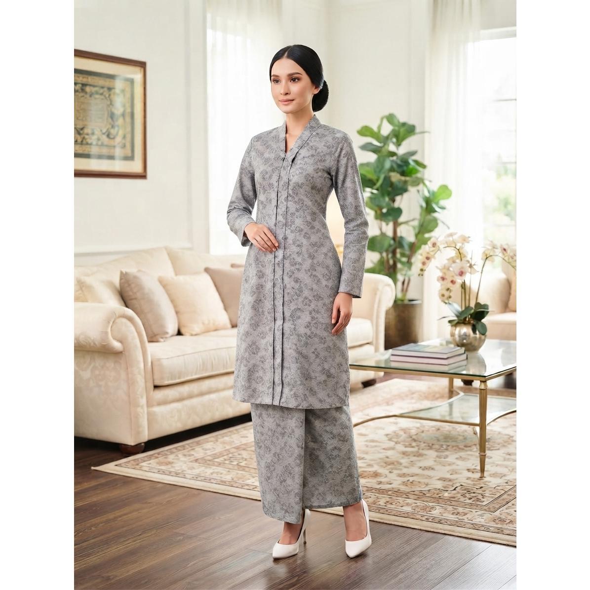 KAMELIA Kurung Kebarung Kebaya Moden - Vellore Brocade Satin Premium - Office Wear - Casual Wear - Fashion Wanita Muslimah