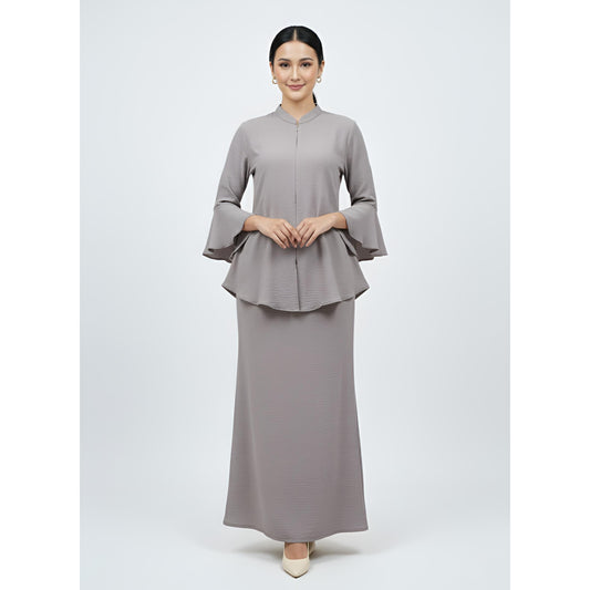 Kebaya Tunic Kolar Silver, Baju Kebaya Casual dan Elegant