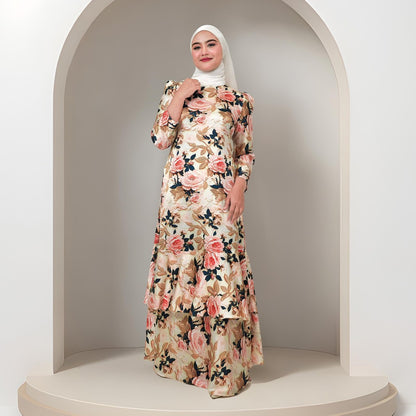 Dress Laura Mango 20D Baju Raya 2025 Fashion Wanita Muslimah