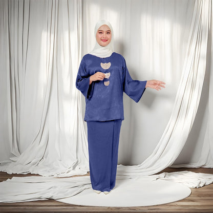 Set Baju Kurung Kedah Klasik Jacquard Raya 2025 Fashion Wanita Muslimah