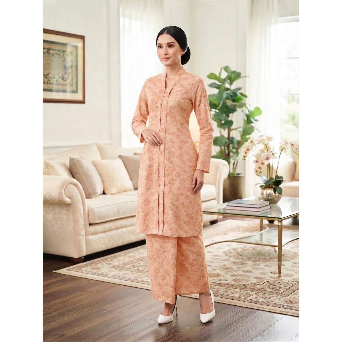 KAMELIA Kurung Kebarung Kebaya Moden - Vellore Brocade Satin Premium - Office Wear - Casual Wear - Fashion Wanita Muslimah