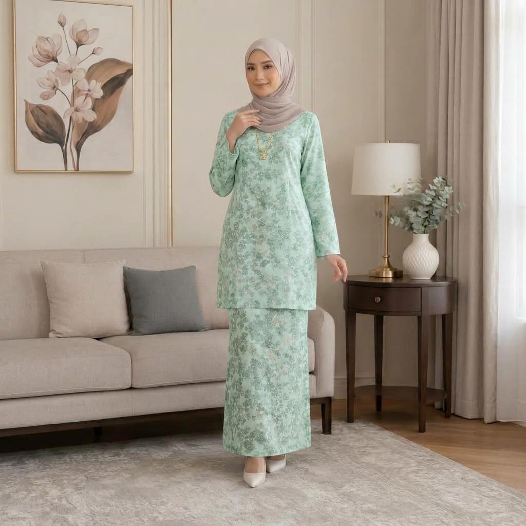 ARABELLA Kurung Moden Elegant Traditional - Vellore Brocade Satin Premium - Office Wear | Casual Wear - Fashion Wanita Muslimah