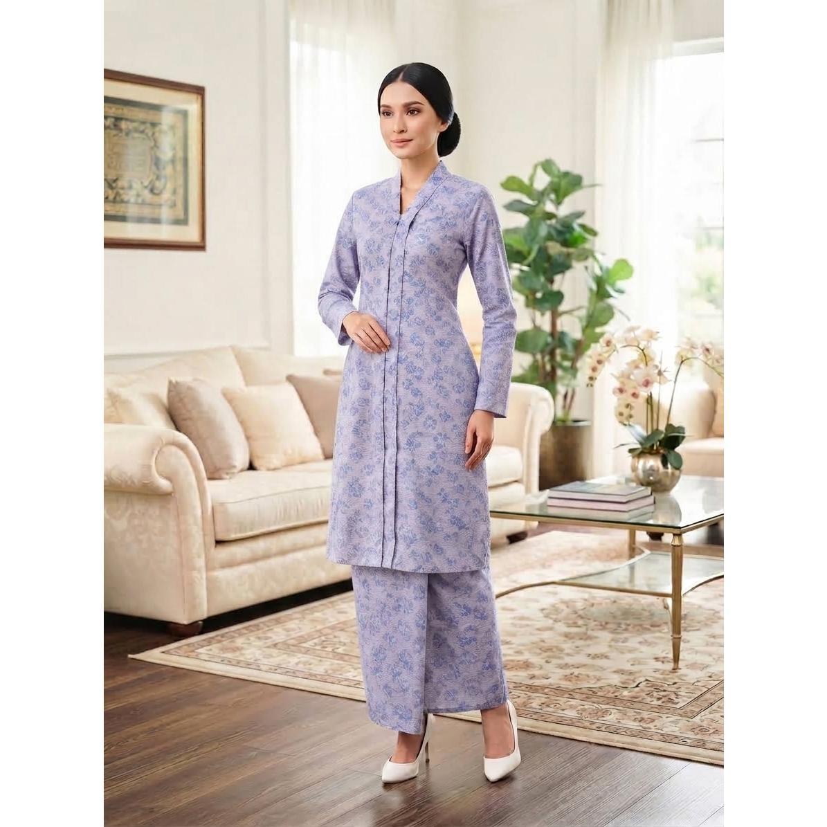 KAMELIA Kurung Kebarung Kebaya Moden - Vellore Brocade Satin Premium - Office Wear - Casual Wear - Fashion Wanita Muslimah