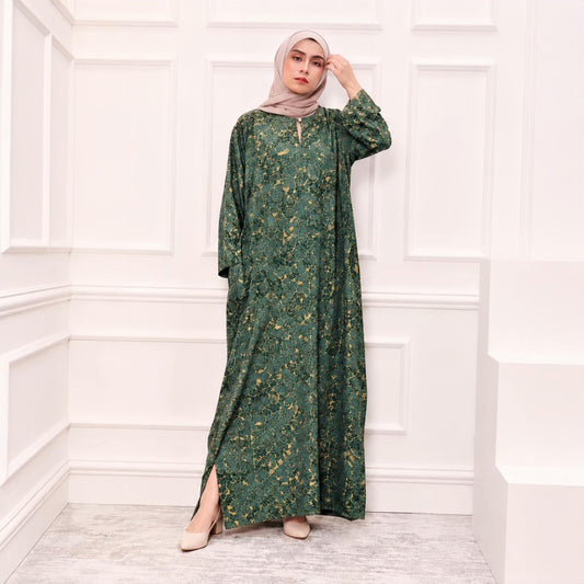 Serena Jubah 3D - EMERALD GREEN