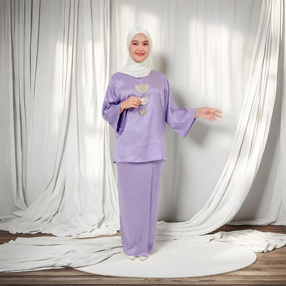 Set Baju Kurung Kedah Klasik Jacquard Raya 2025 Fashion Wanita Muslimah