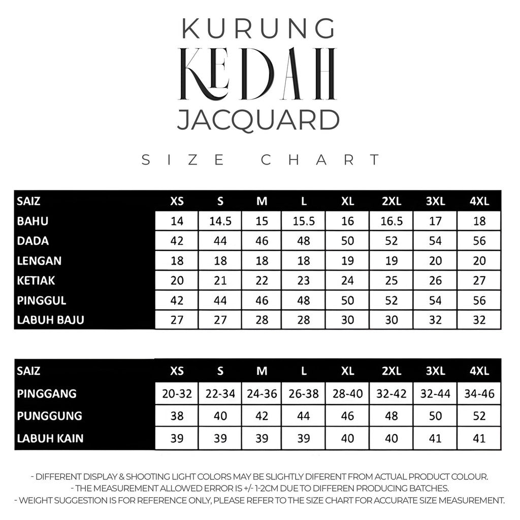 Set Baju Kurung Kedah Klasik Jacquard Raya 2025 Fashion Wanita Muslimah